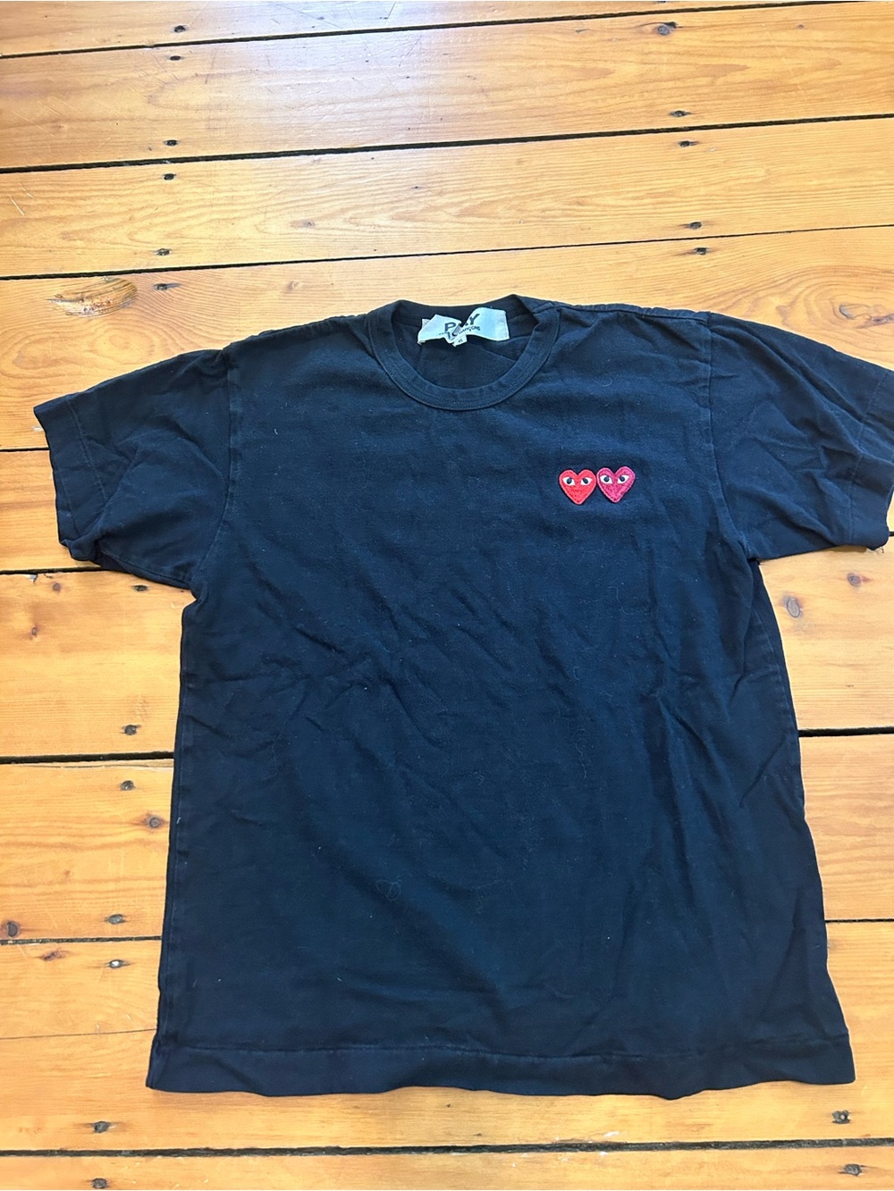Comme des Garçons PLAY Black Tee